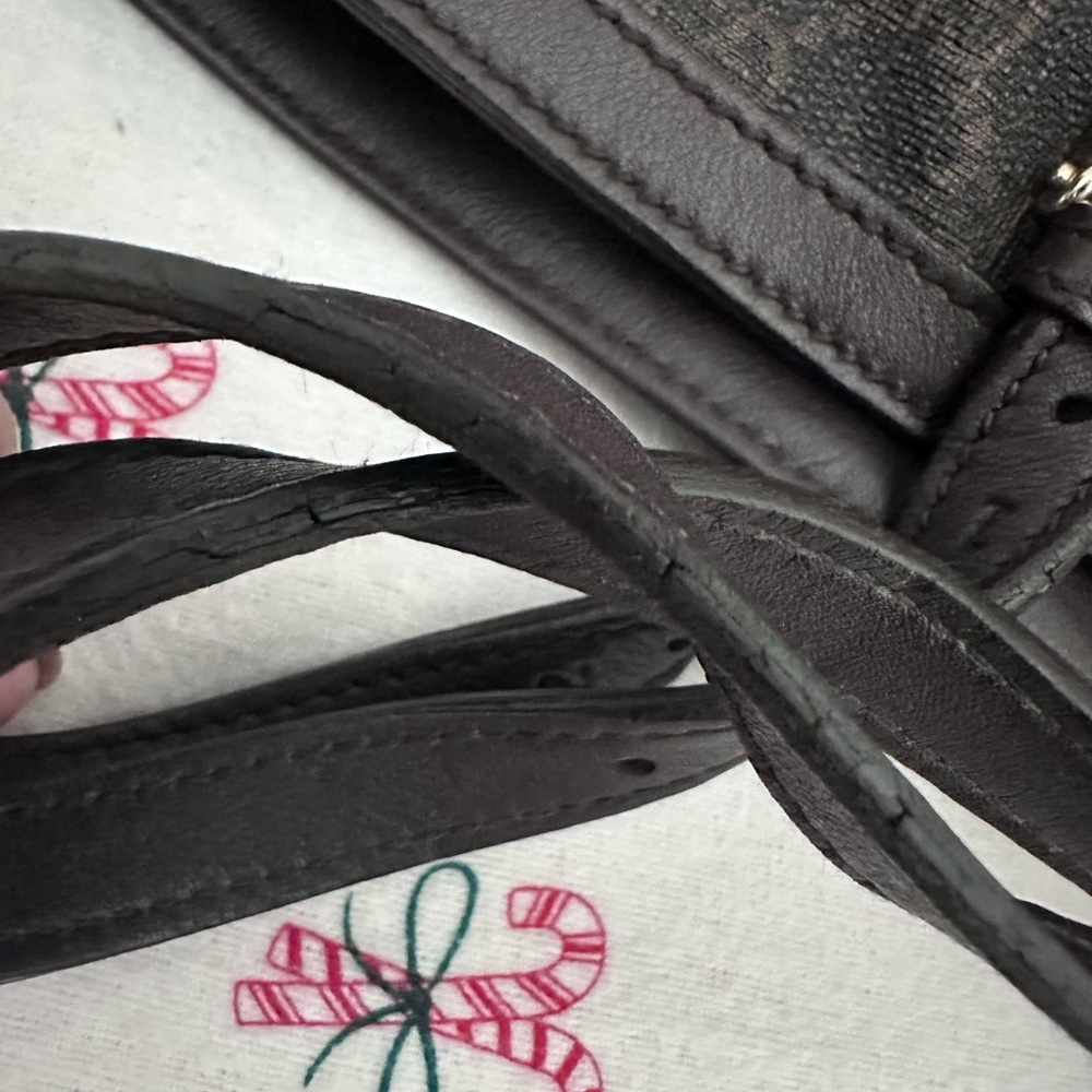 Gucci Dark Brown Monogram Tote - Picture 11 of 13